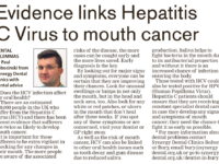 Does the HCV infection affect my oral health?