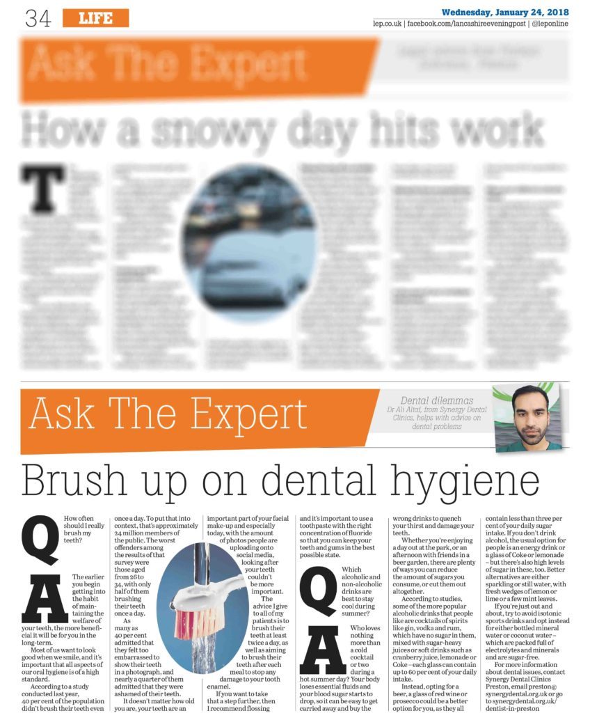 Brush up on dental hygiene