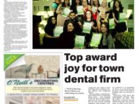 Top award joy for town dental firm