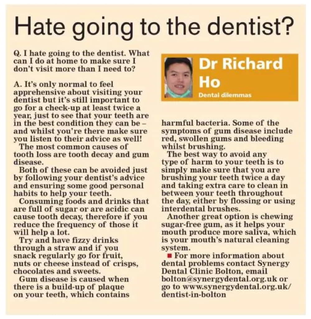 Ask The Experts-Hate going to the dentist