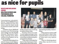 Health award is twice as nice for pupils