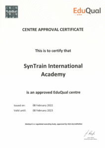 EduQual Centre Approval Certificate